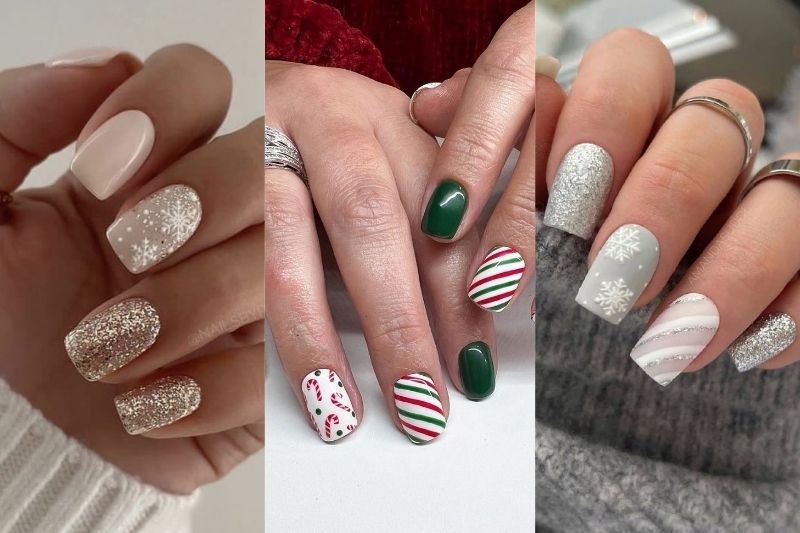 17 Christmas Nail Ideas for 2024 That Will Make Your Holiday Season Shine