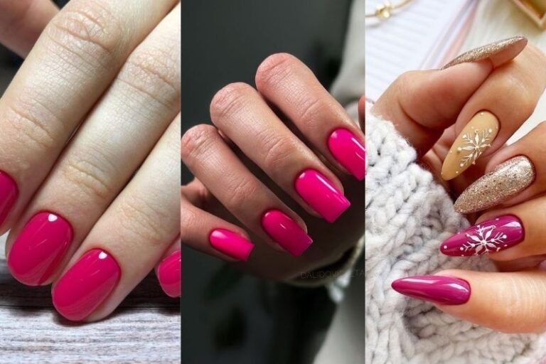 18 Pink Christmas Nail Ideas for 2024 That Will Sparkle All Holiday Season