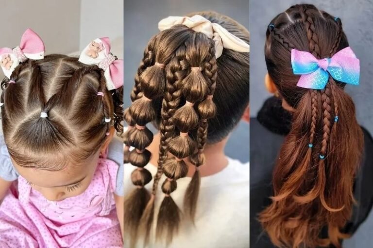 21 Cute and Easy Hairstyles for School Kids