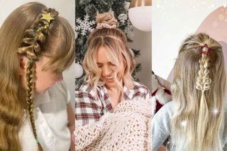 22 Festive Christmas Hairstyles to Sparkle This Holiday Season