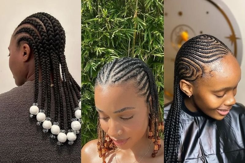 26 Stylish and Creative All-Back Cornrow Hairstyles to Try Right Now