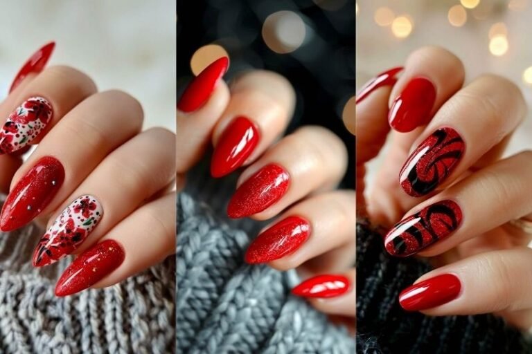 30 Bold & Beautiful Red Nail Ideas to Make You Shine and Stand Out