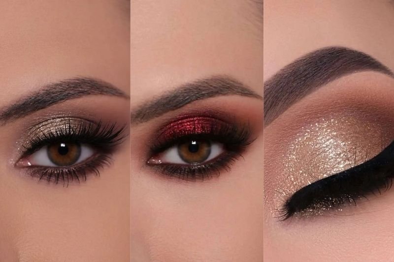 35 Stunning Christmas Eyeshadow and Makeup Looks to Sparkle This Holiday Season