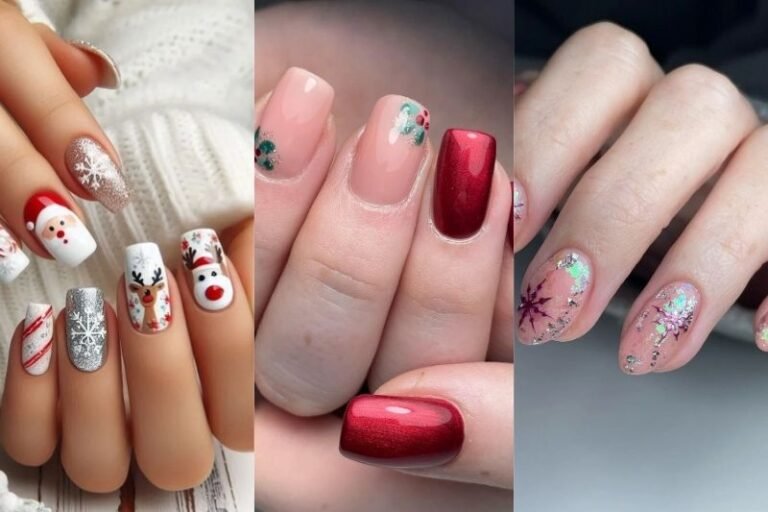 38 Stunning Winter Nail Ideas to Sparkle This Christmas Season