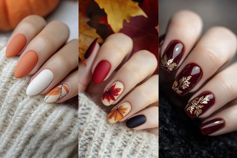 40 Beautiful Short Fall Nails to Inspire You