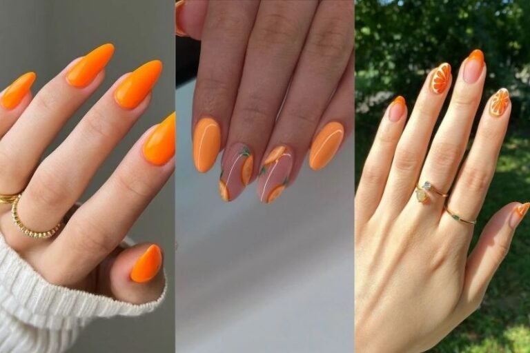 40 Stunning Orange Nail Designs That Will Make Your Mani Pop