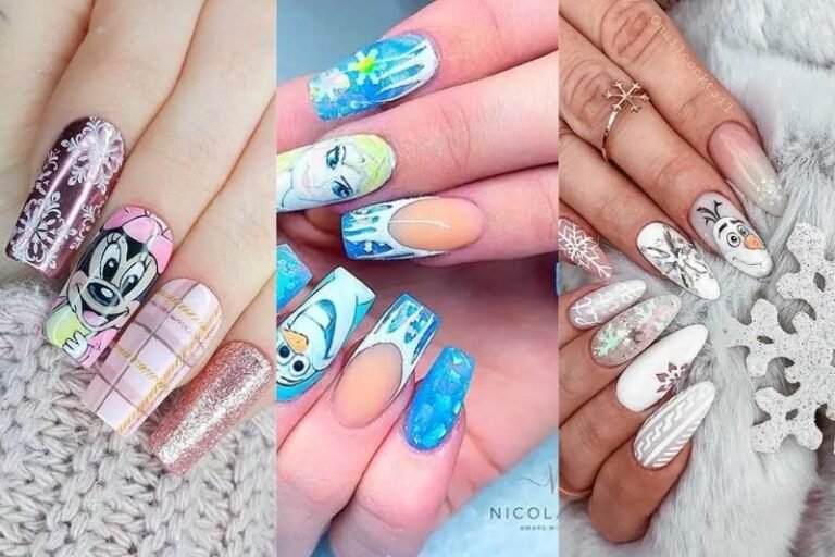 9 Magical Disney Christmas Nail Ideas to Sparkle This Holiday Season