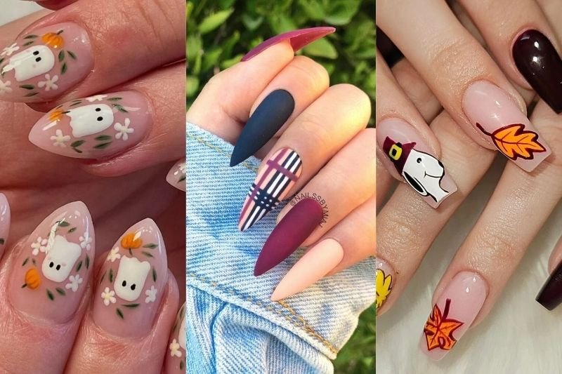 How to Style 30 Thanksgiving Nails for a Festive Look