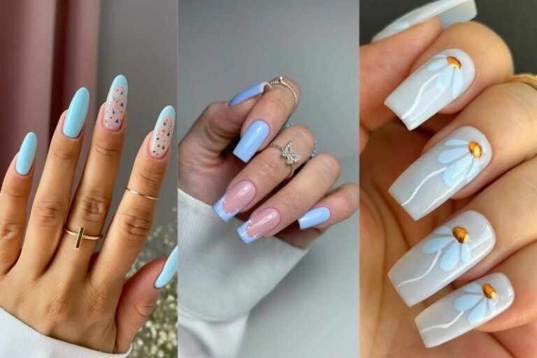 14 Stunning Milky Blue Nail Ideas for 2025 Elegant & Trendy Designs You Need to Try