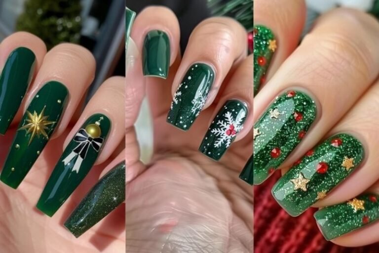 40 Gorgeous Green Christmas Nail Designs That Will Steal the Show This Holiday Season